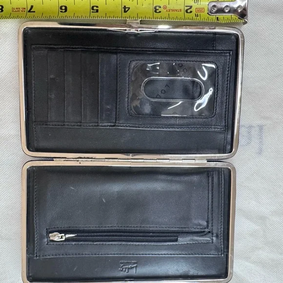 Lodis Black Leather Wallet - Picture 3 of 3